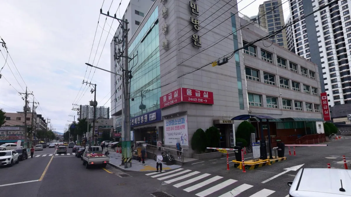 울산세민병원장례식장 입구 전경