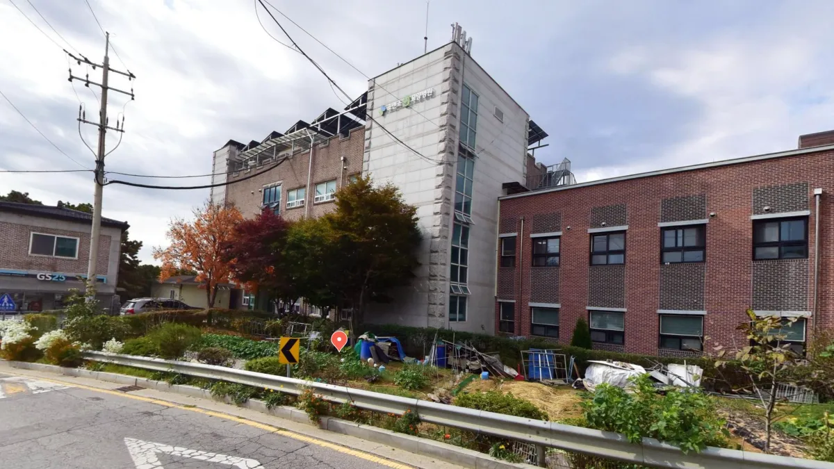 교하장례식장 입구 전경