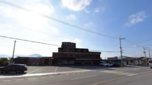 강진영락장례식장 입구 전경