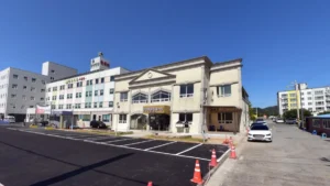 장성병원장례식장 입구 전경