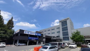 온고을장례식장 입구 전경