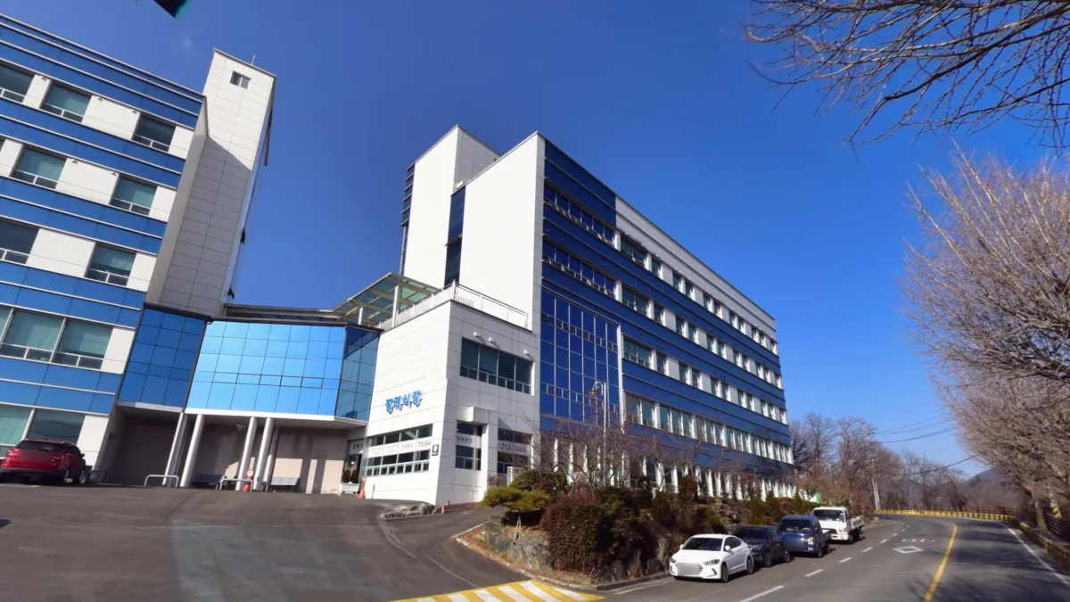 신세계장례식장 입구 전경