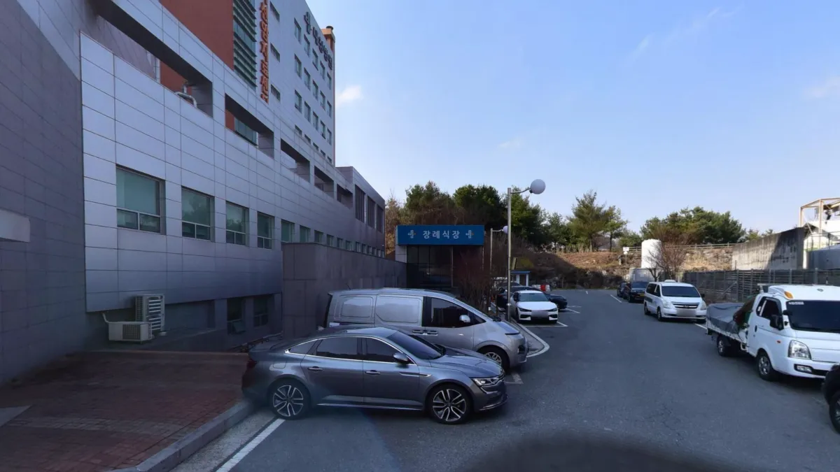 대청병원장례식장 입구 전경