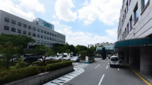 분당제생병원장례식장 입구 전경