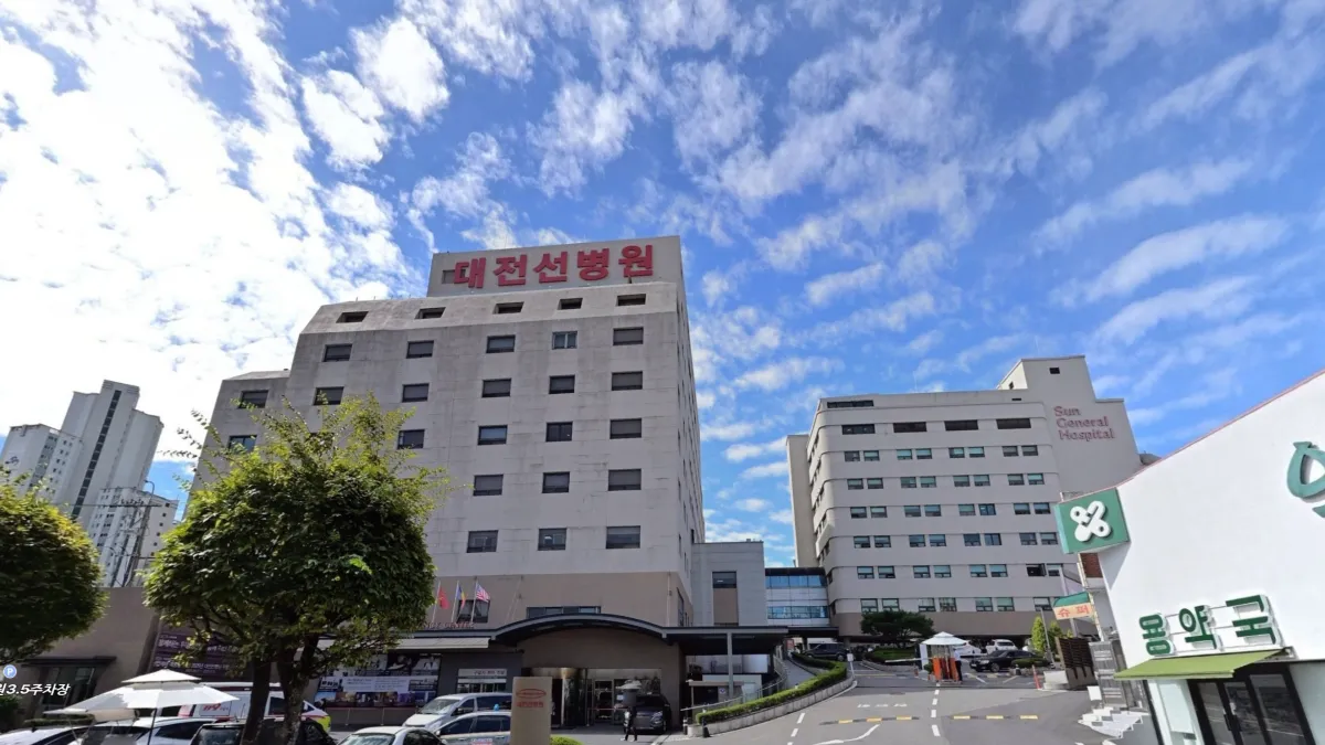 대전선병원장례식장 입구 전경