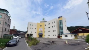 횡성삼성병원장례식장 입구 전경