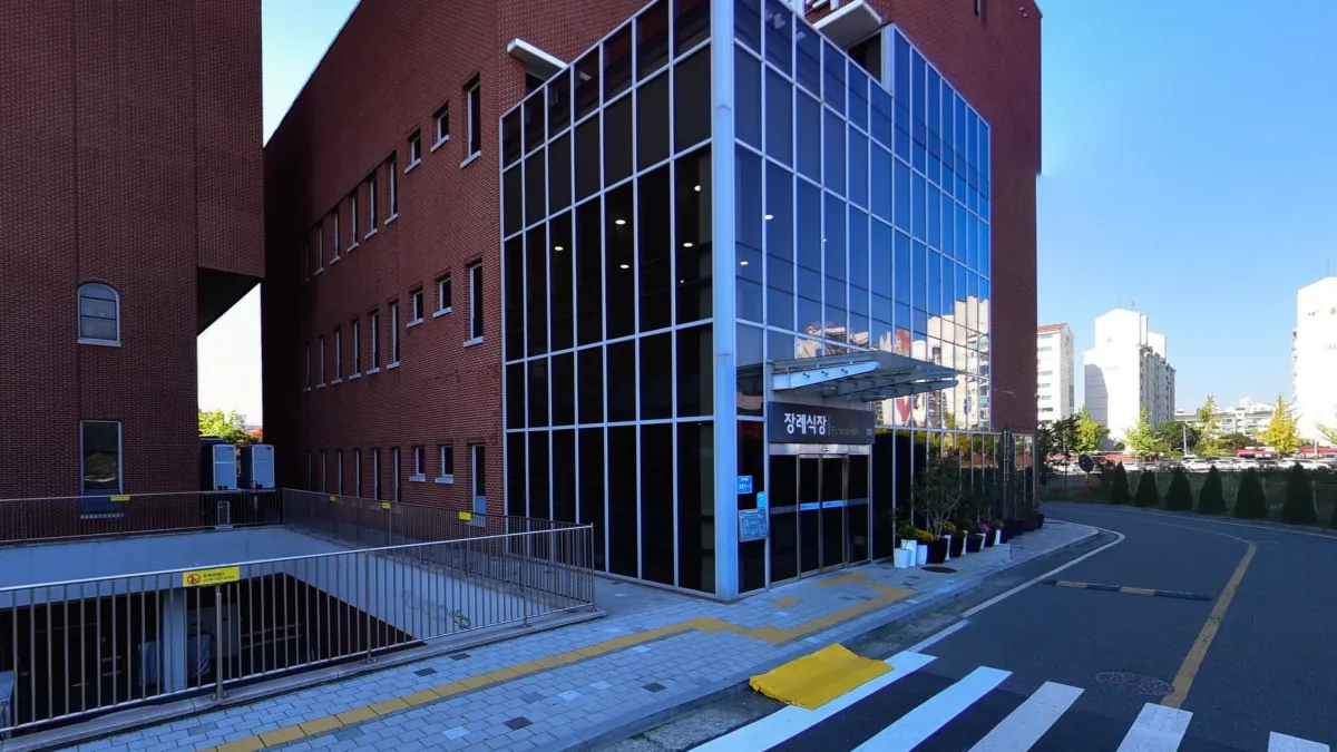 시화병원장례식장 입구 전경