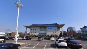 청기와장례식장 송림점 입구 전경