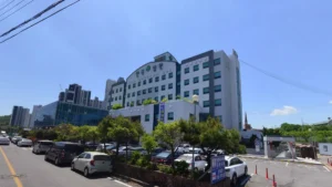 순천한국병원장례식장 입구 전경