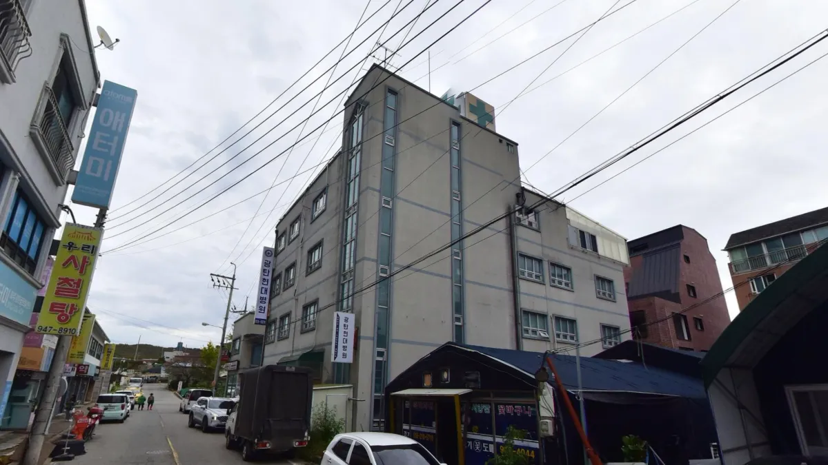 광탄현대병원장례식장 입구 전경