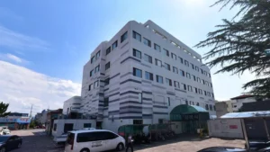 상주성모병원장례식장 입구 전경