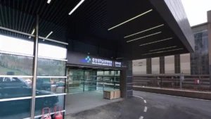 중앙대학교광명병원장례식장 입구 전경