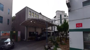 광명성애병원장례식장 입구 전경