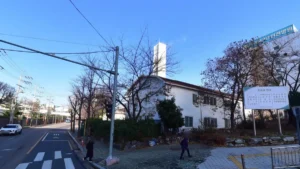 근로복지공단인천병원장례식장 입구 전경