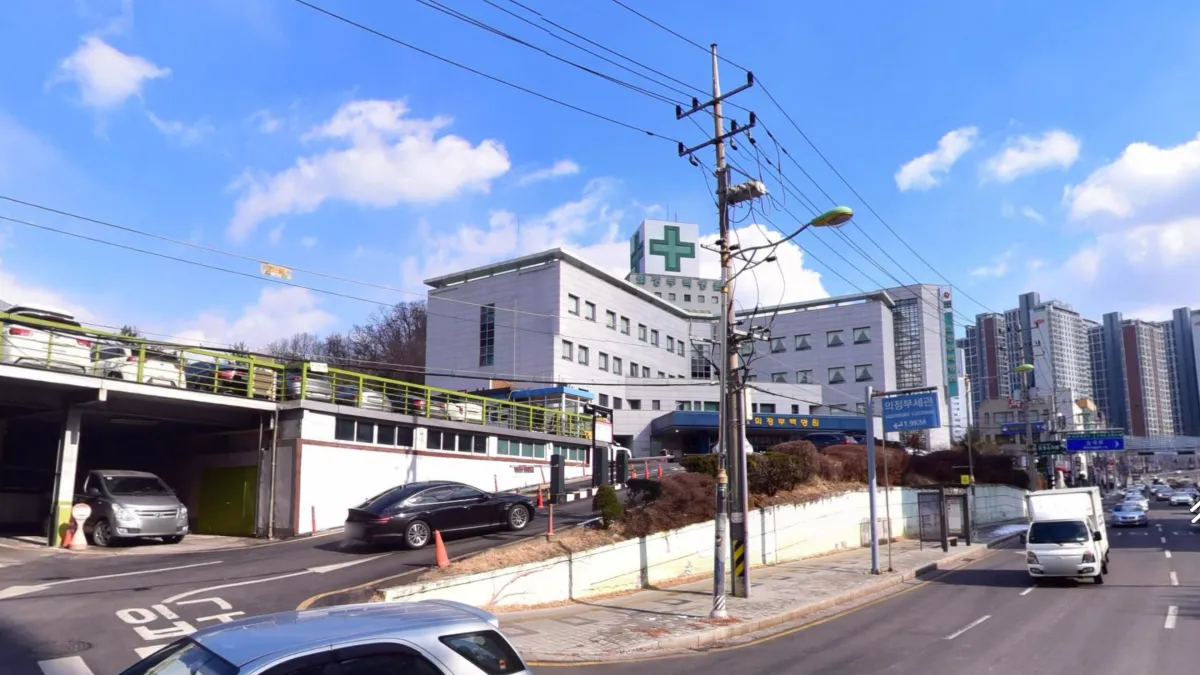 의정부백병원장례식장 입구 전경