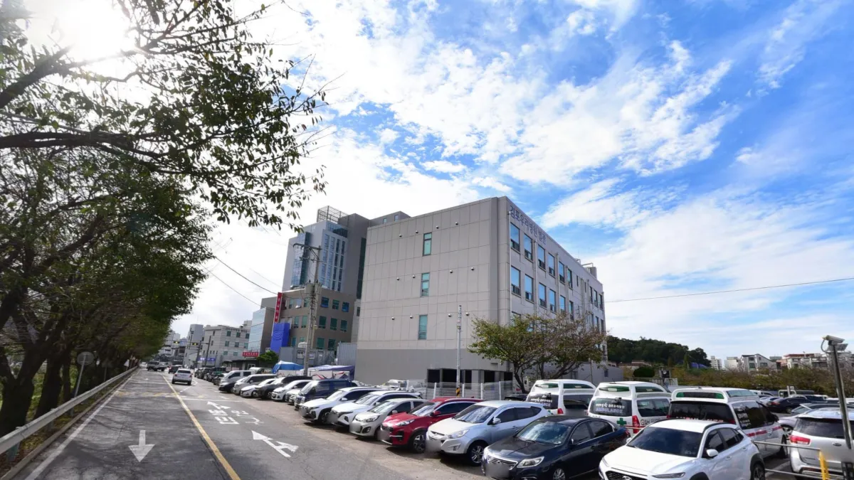 김포우리병원장례예식장 입구 전경