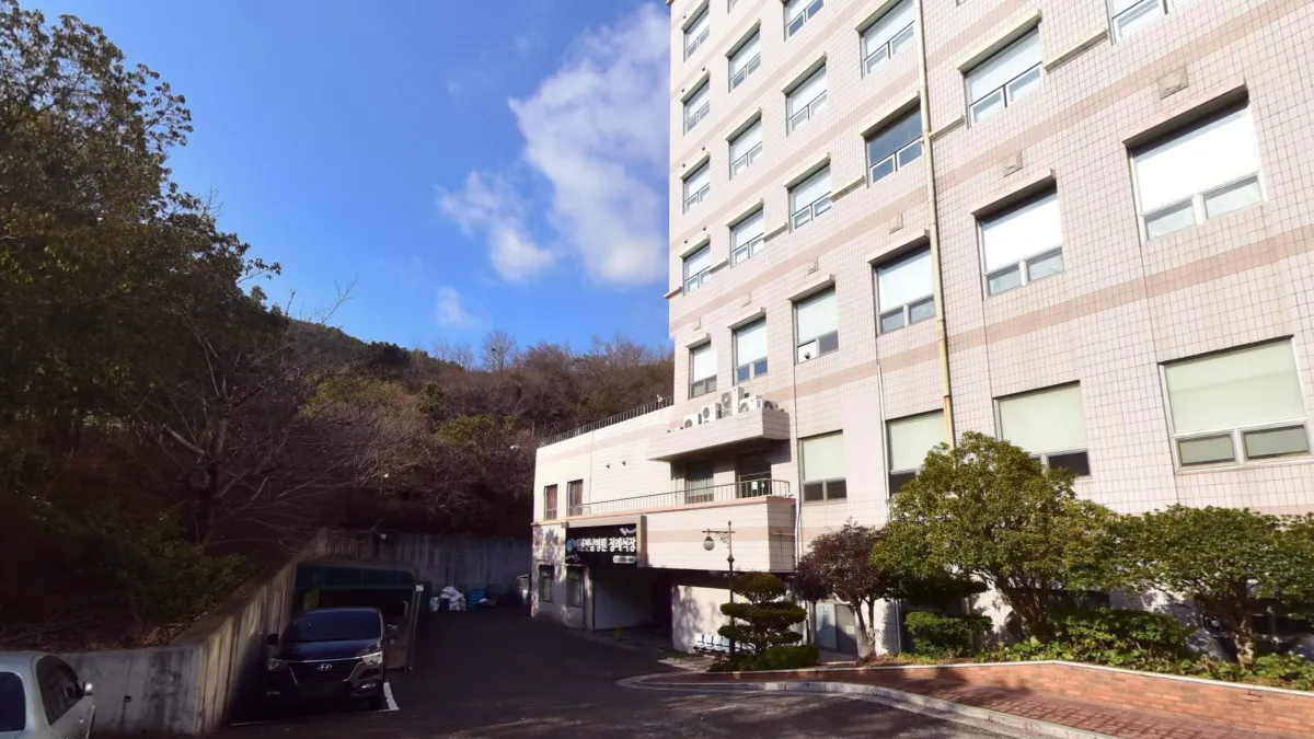 여천전남병원장례식장 입구 전경