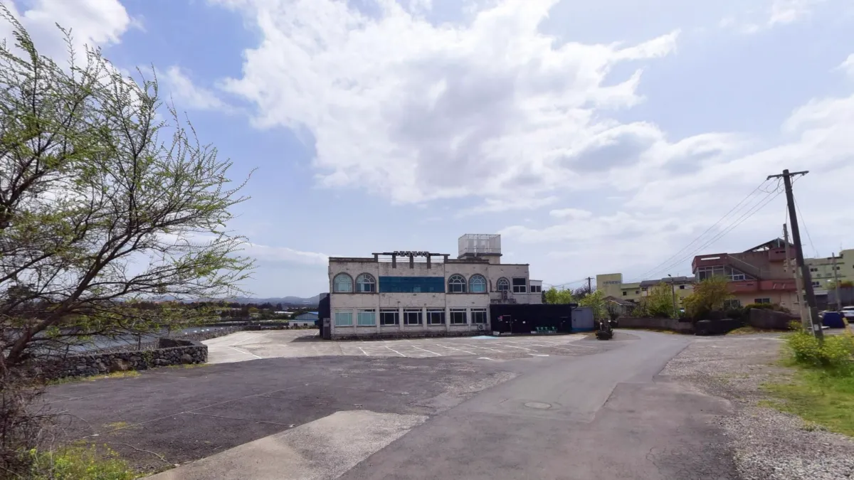 제주그린장례식장 입구 전경