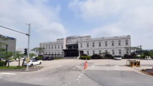 온양장례식장 입구 전경