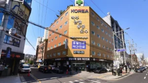 코리아병원장례식장 입구 전경