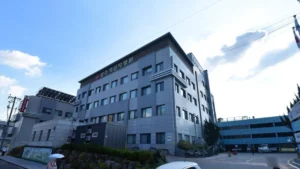 상주적십자병원장례식장 입구 전경