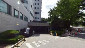 강릉아산병원장례식장 입구 전경