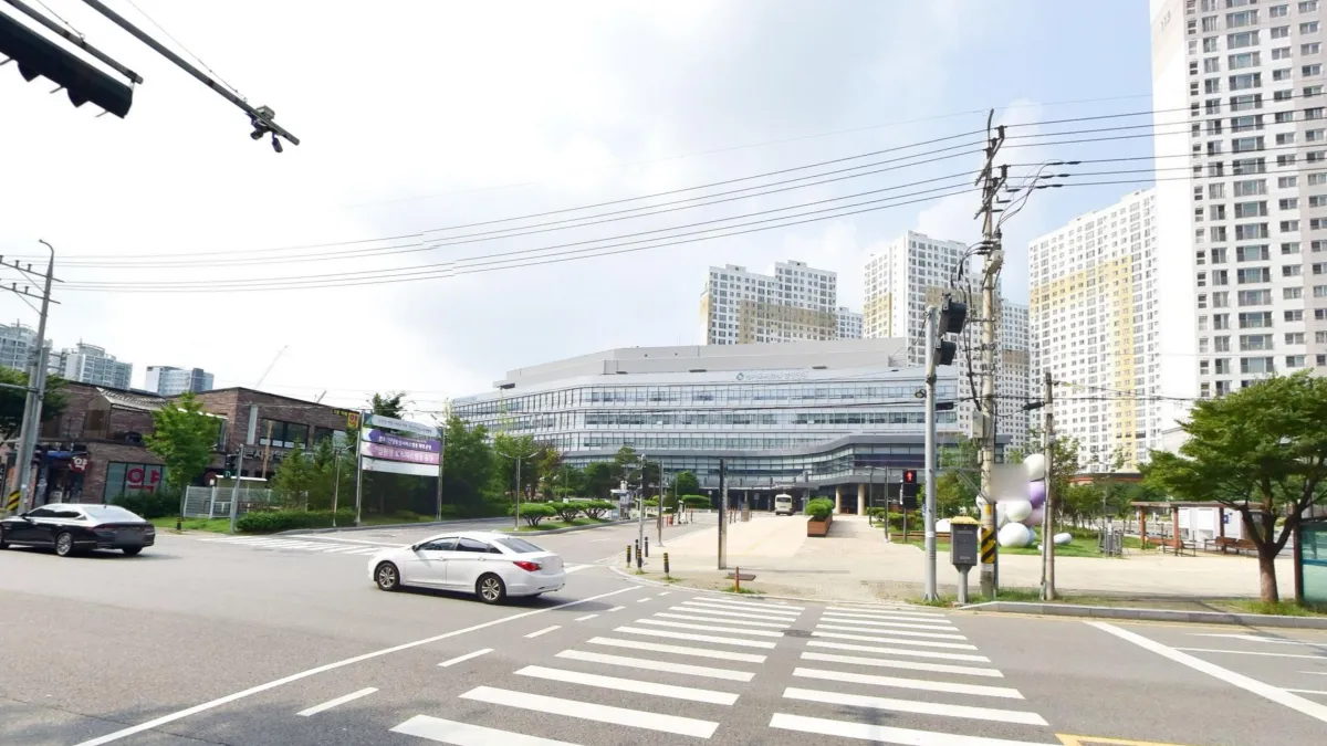 경기도의료원 안성병원장례식장 입구 전경