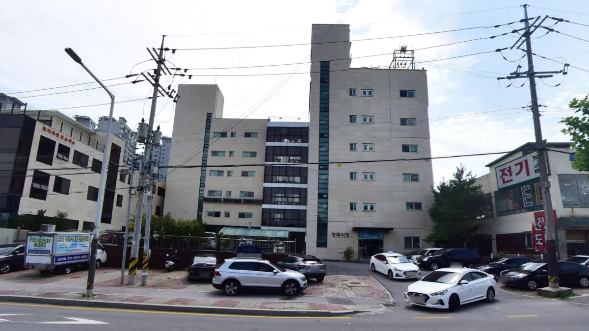 원주민중요양병원장례식장 입구 전경