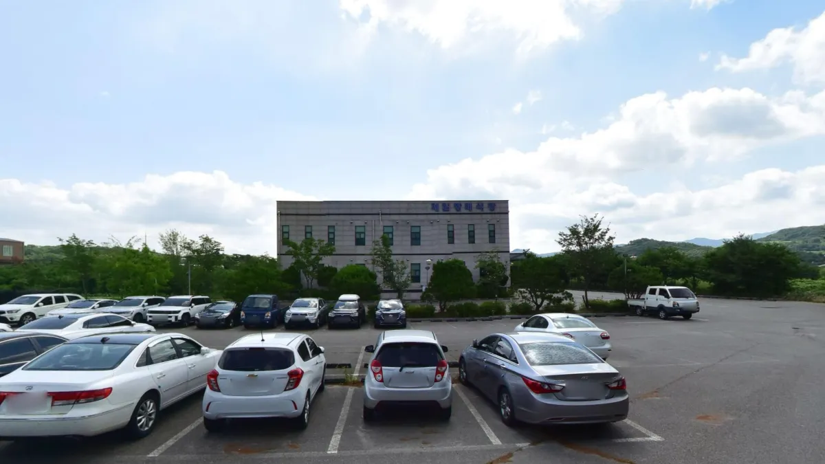 아산제일장례식장 입구 전경