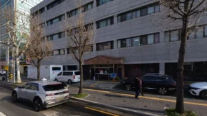 동신병원장례식장 입구 전경