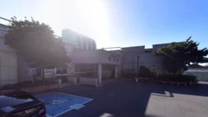 남해추모누리장례식장 입구 전경