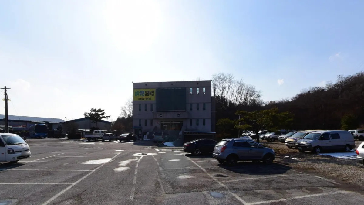 송학주천장례식장 입구 전경