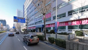 인창병원장례식장 입구 전경