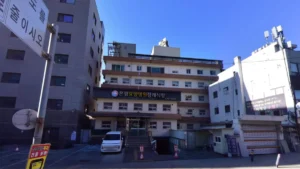 은평요양병원장례식장 입구 전경