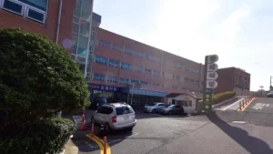 목포시의료원장례식장 입구 전경