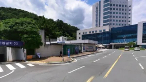 부산성모병원장례식장 입구 전경