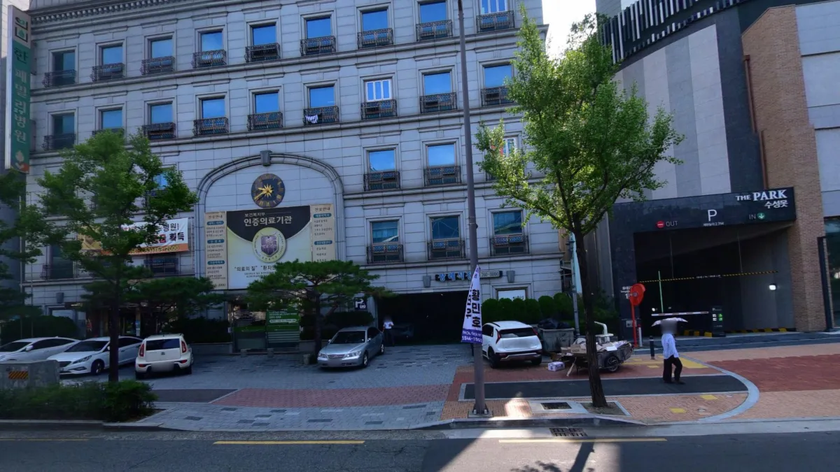 한패밀리병원장례식장 입구 전경