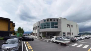 철원병원장례식장 입구 전경