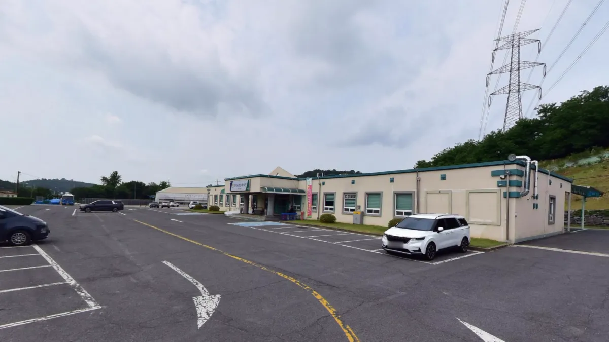 청양농협장례식장 입구 전경