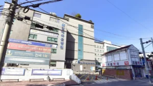 김해복음병원장례식장 입구 전경