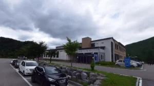 진부장례식장 입구 전경