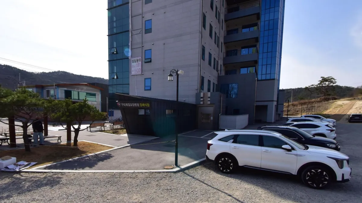 구미제일요양병원장례식장 입구 전경