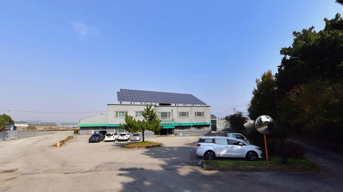 예산장례식장 입구 전경