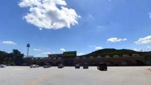 동일죽장례식장 입구 전경