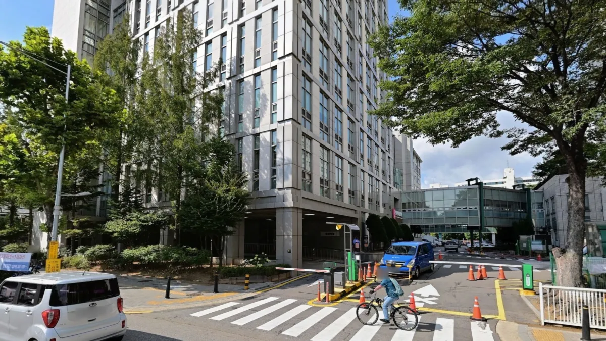 이대목동병원장례식장 입구 전경