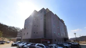 구미천사요양병원장례식장 입구 전경