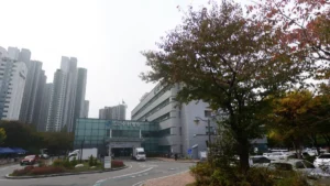 경기도의료원수원병원장례식장 입구 전경