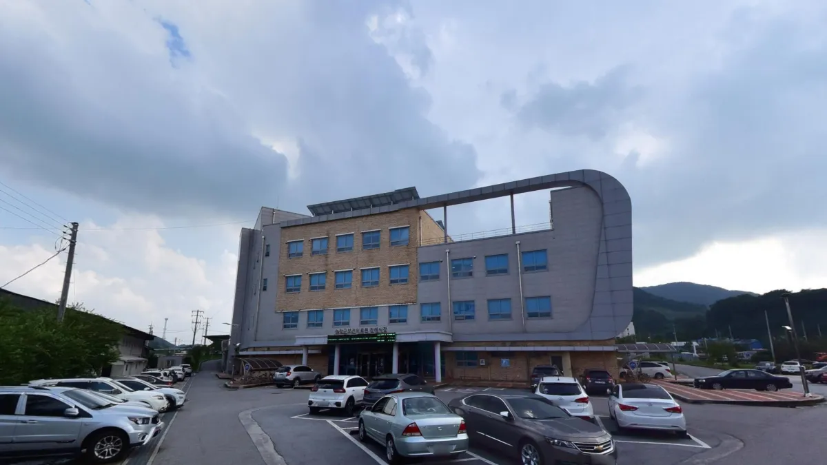 순창군보건의료원장례식장 입구 전경