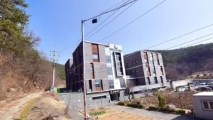 구미푸른요양병원장례식장 입구 전경