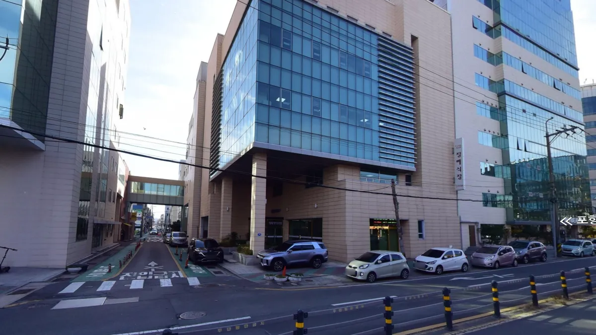 포항세명기독병원장례식장 입구 전경